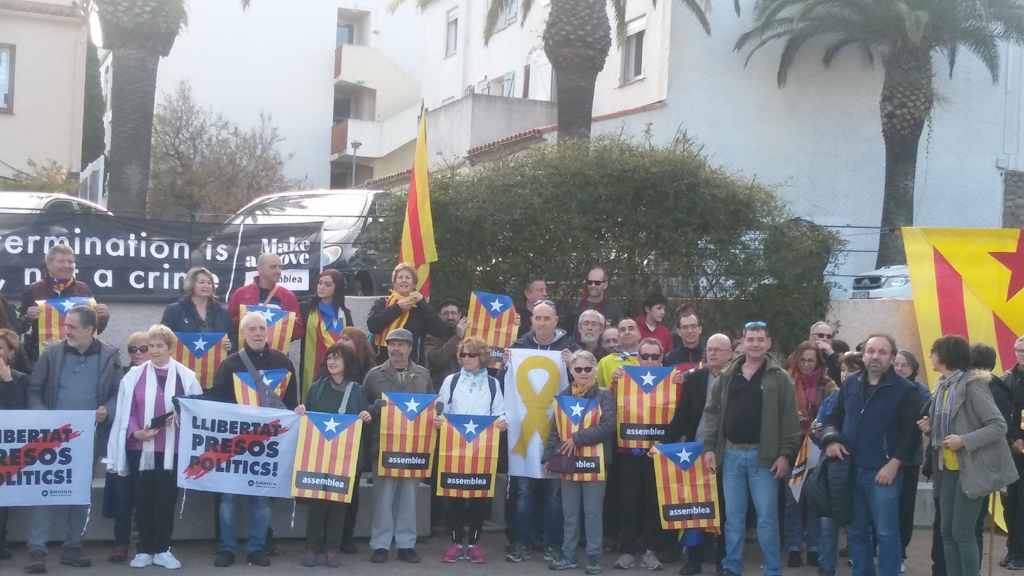 Primera caminada a la Catalunya Nord per reivindicar els drets fonamentals