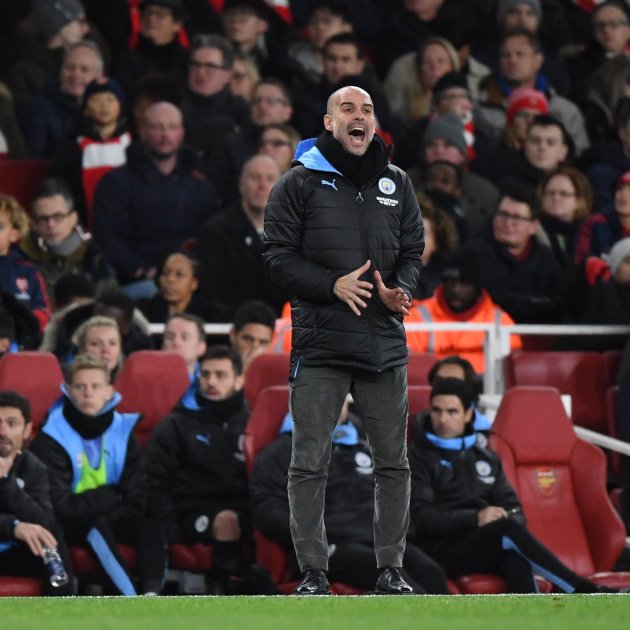 pep guardiola cridant city manchester arsenal efe