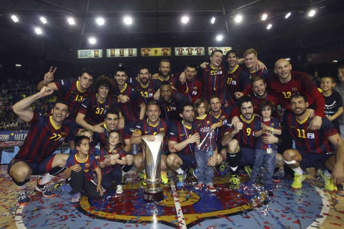El Barça de balonmano, campeón de la Liga Asobal