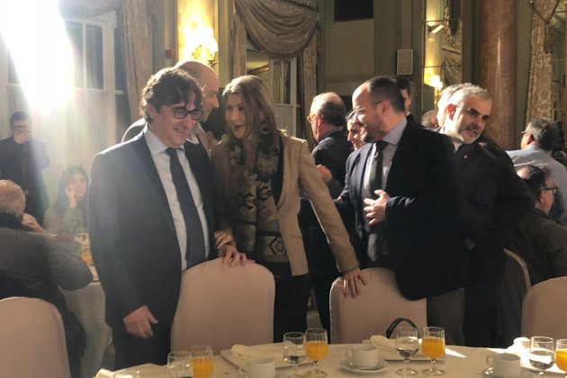Alejandro Fernández i Carlos Carrizosa esmorzar SCC   Marina Fernández