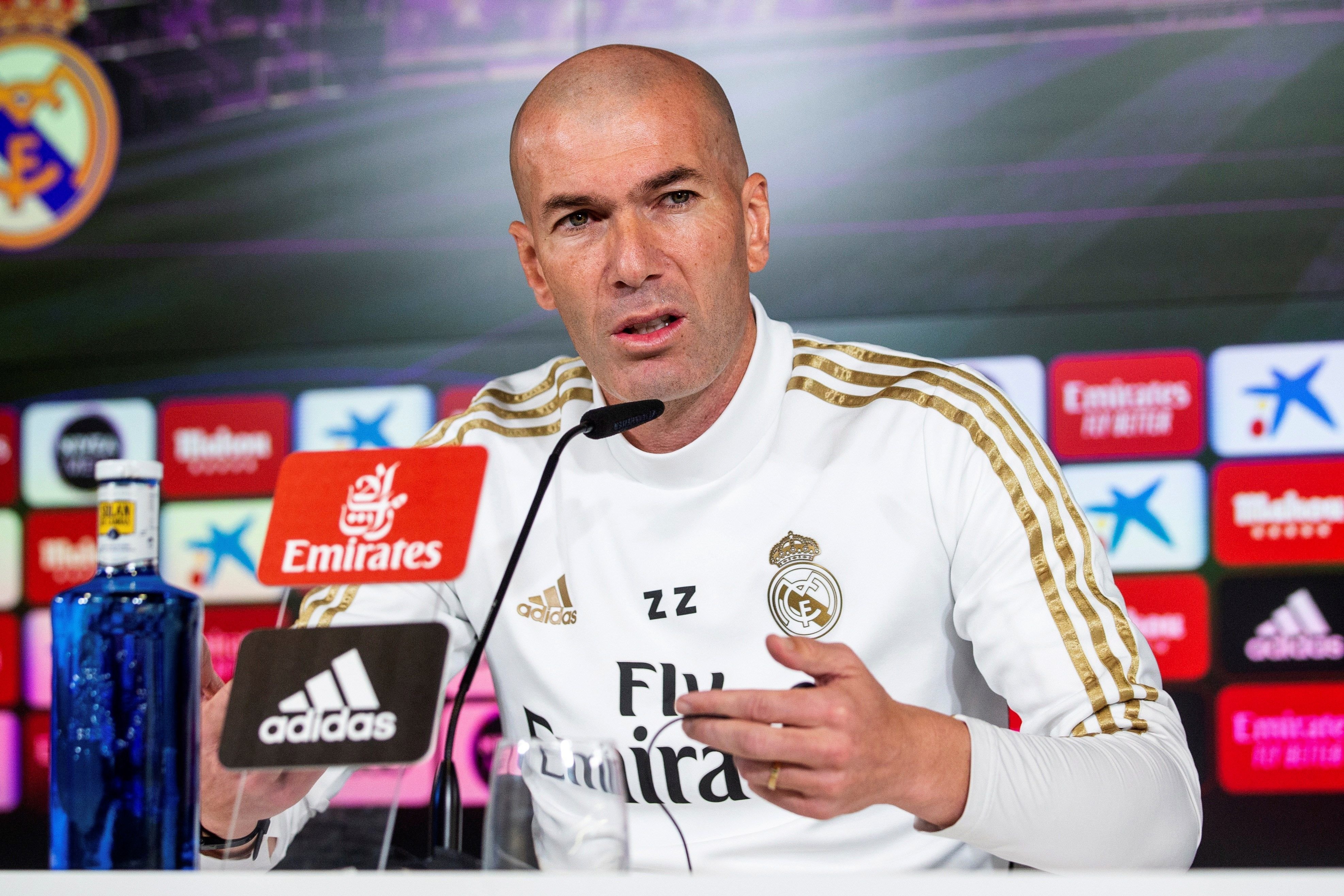 Zidane evita hablar del Tsunami Democràtic: "La gente quiere ver un partido de fútbol"