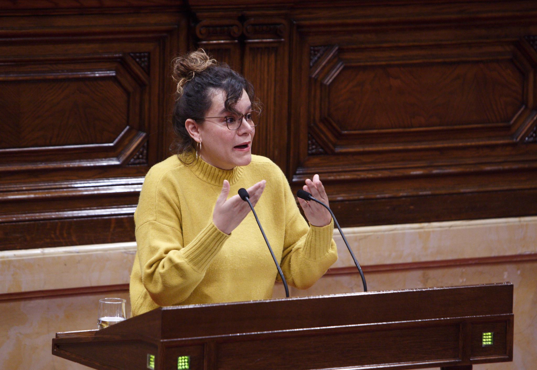 La policía española identifica a la diputada cupaire Natàlia Sànchez
