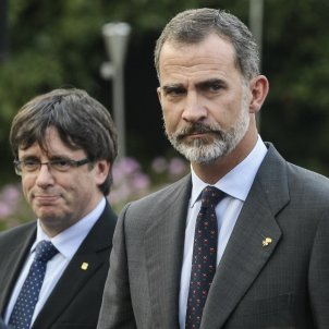Carles Puigdemont rei Felip VI cares GTRES Carles Puigdemont rei Felip VI cares GTRES