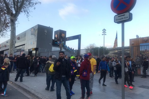 entrada CAmp Nou museu clàssic Tsunami dEmocràtic- Gemma Liñán