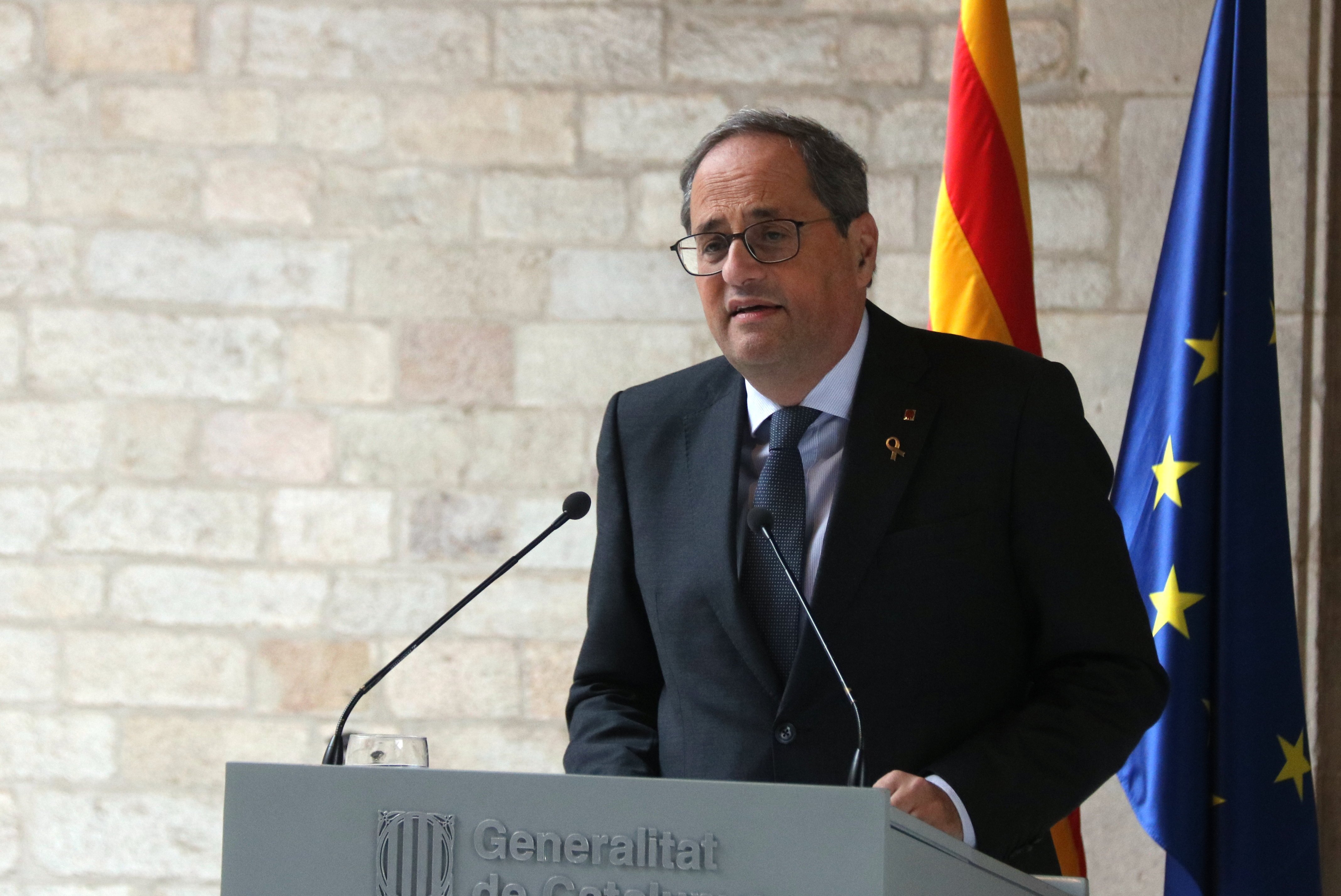 Torra to appeal ban from office, attacks Spanish justice system