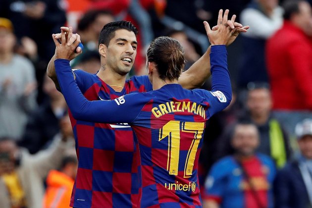 Luis Suárez Griezmann Barça EFE