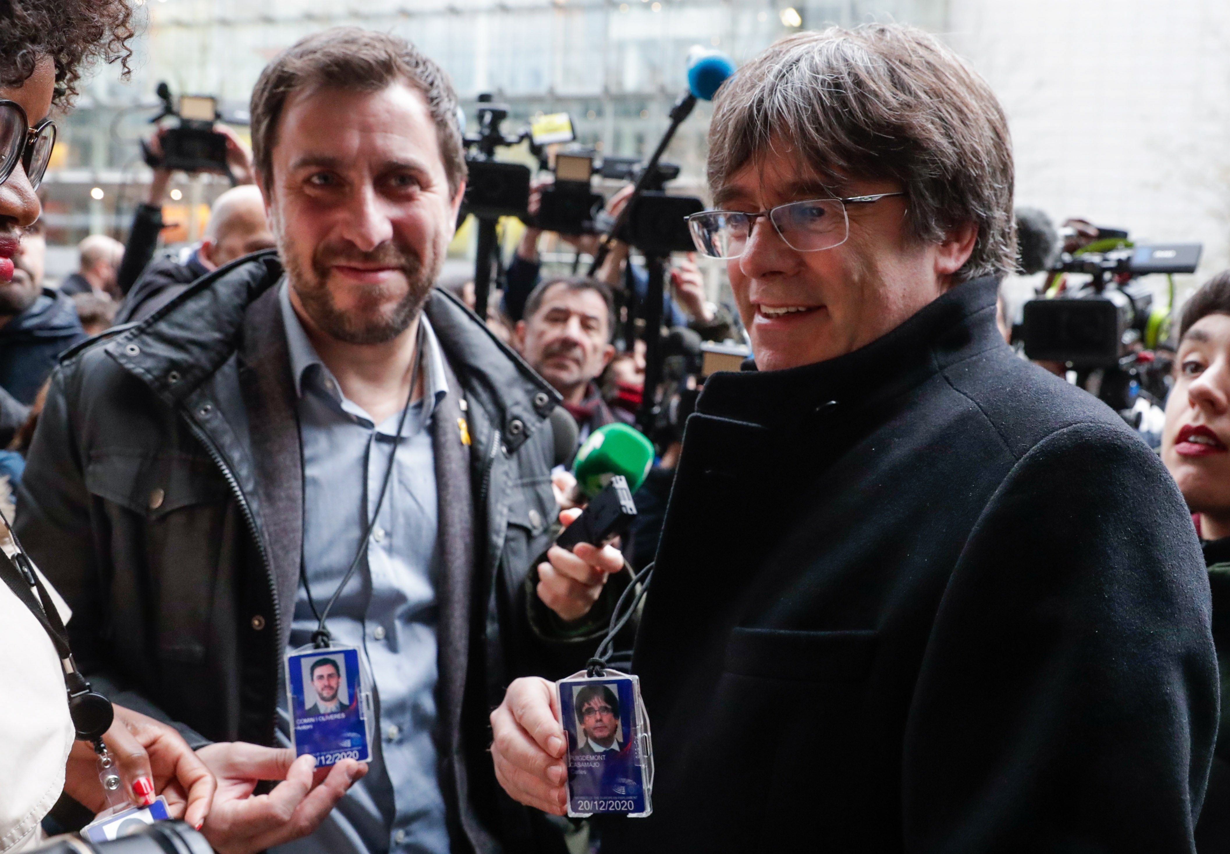 Belgian justice suspends European Arrest Warrants for Puigdemont and Comín