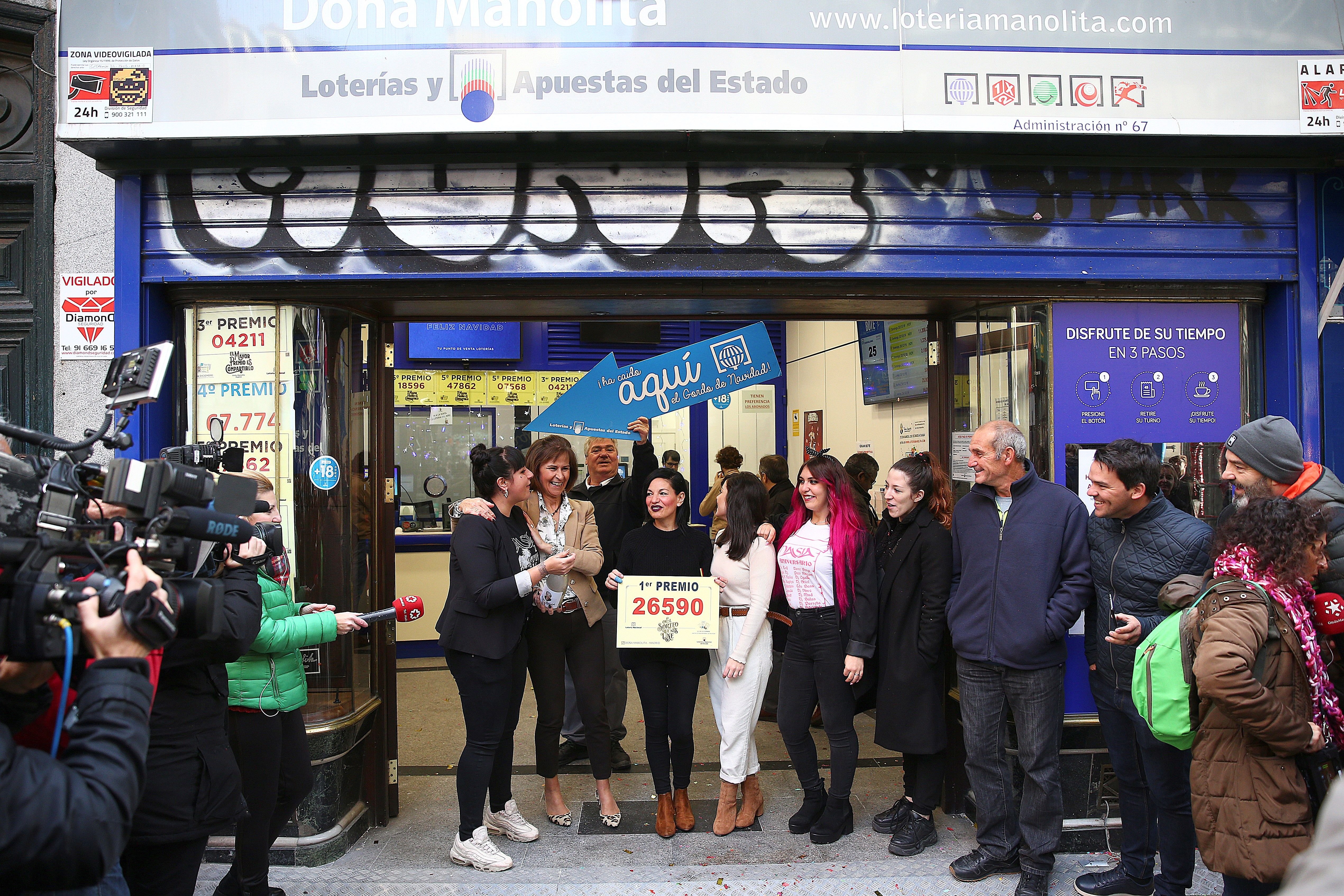 Las administraciones más premiadas en la Lotería de Navidad en Catalunya