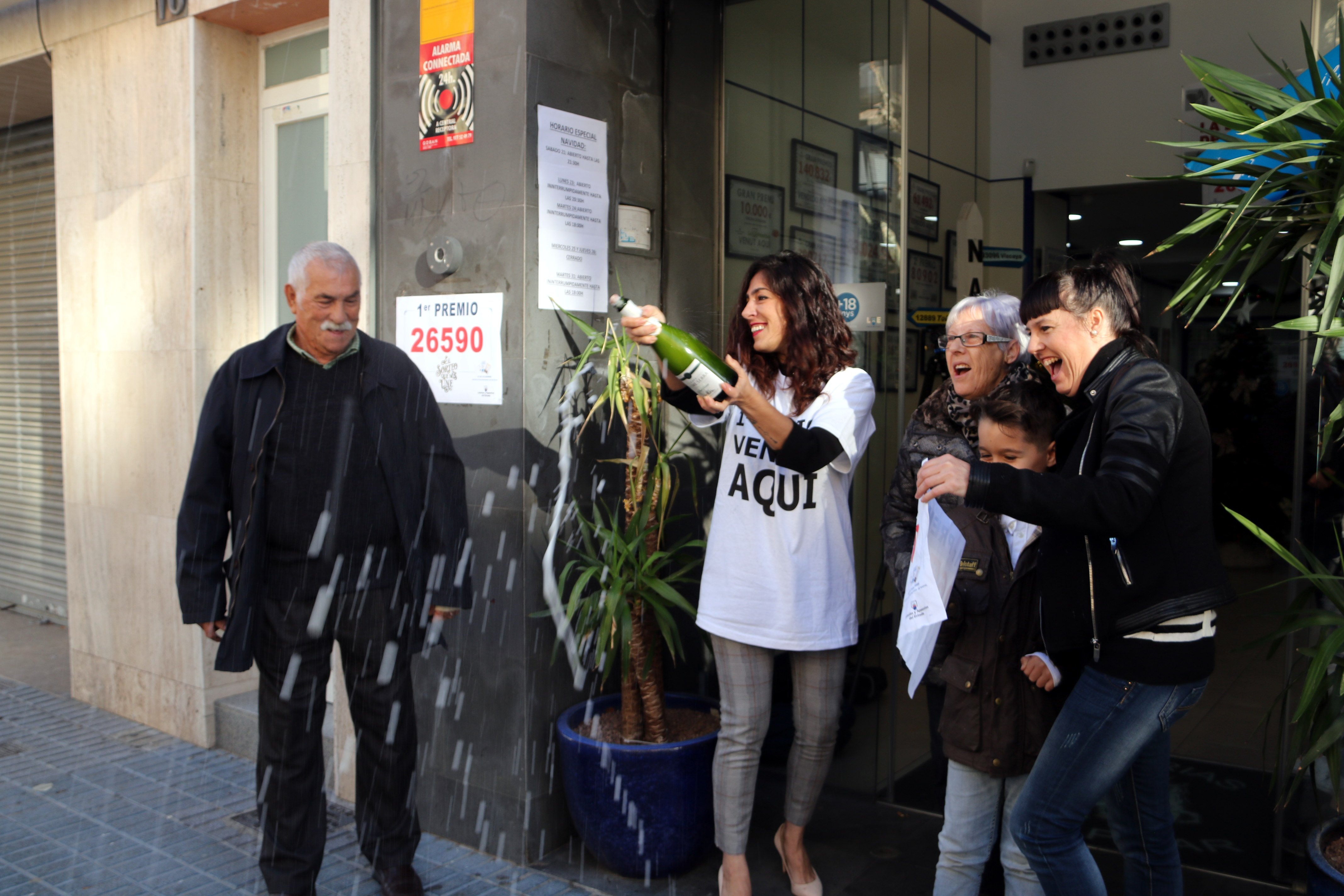 Un centro aragonés de Reus se lleva la mayor parte del Gordo de Salou