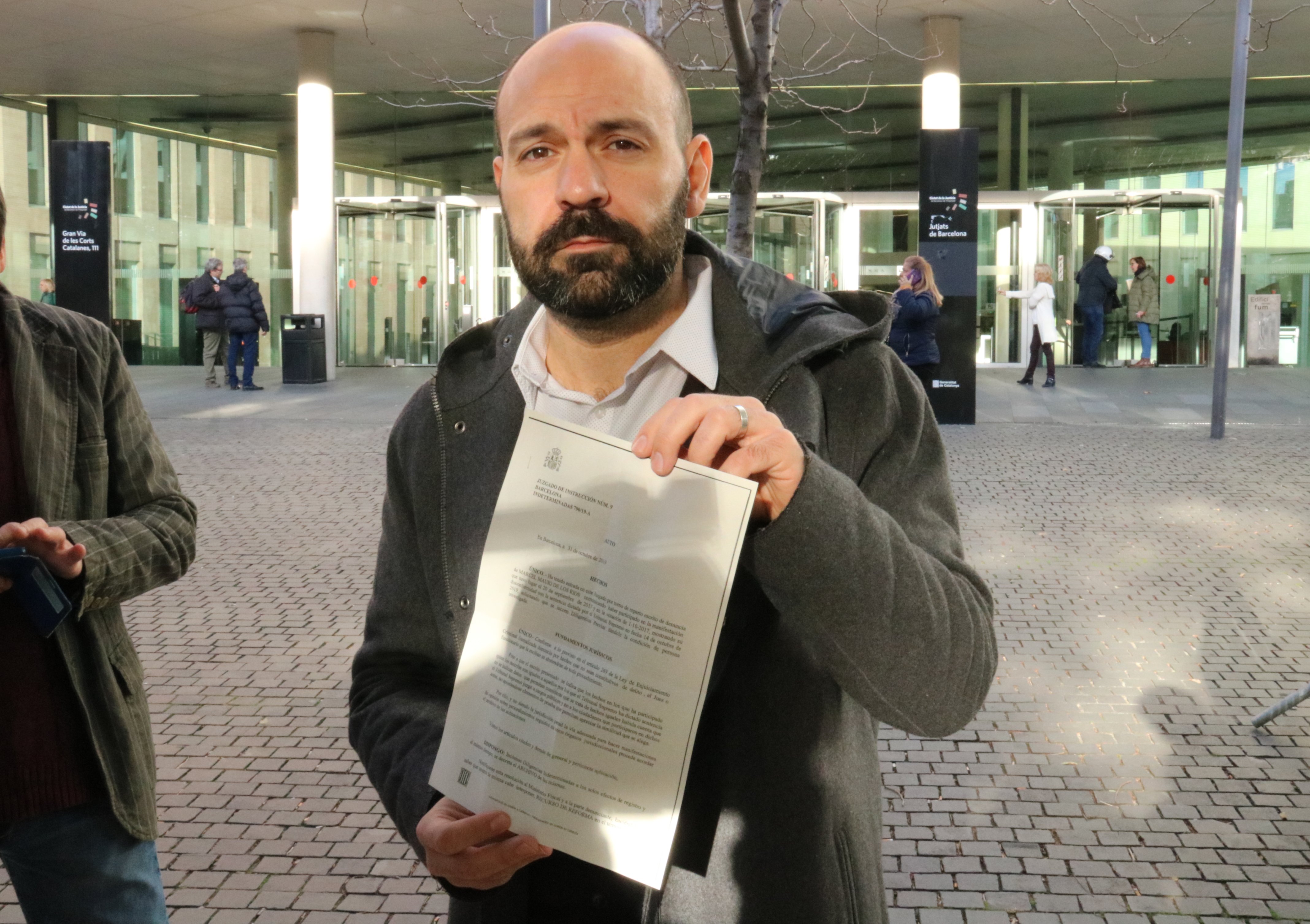 El jutge arxiva l'autoinculpació de Mauri perquè no és "càrrec públic"