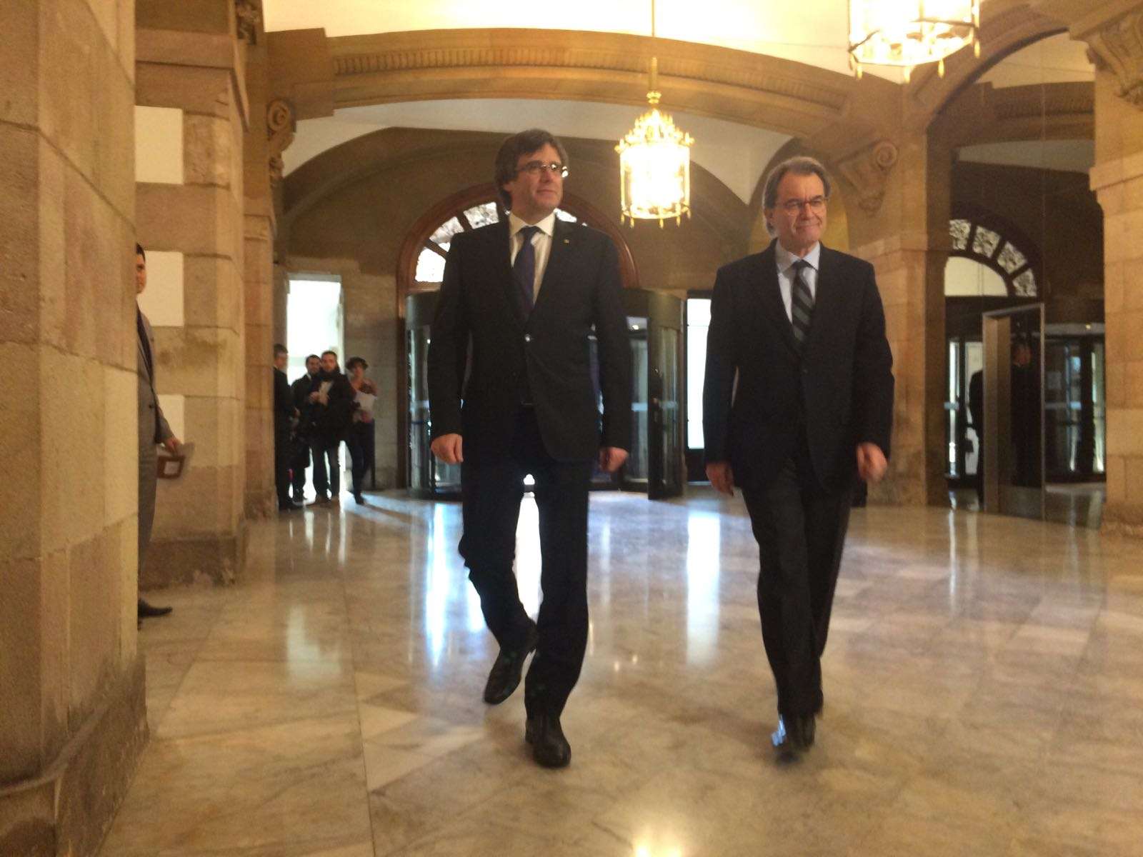Puigdemont i Mas recolzen que Bonvehí recorri a la Fiscalia