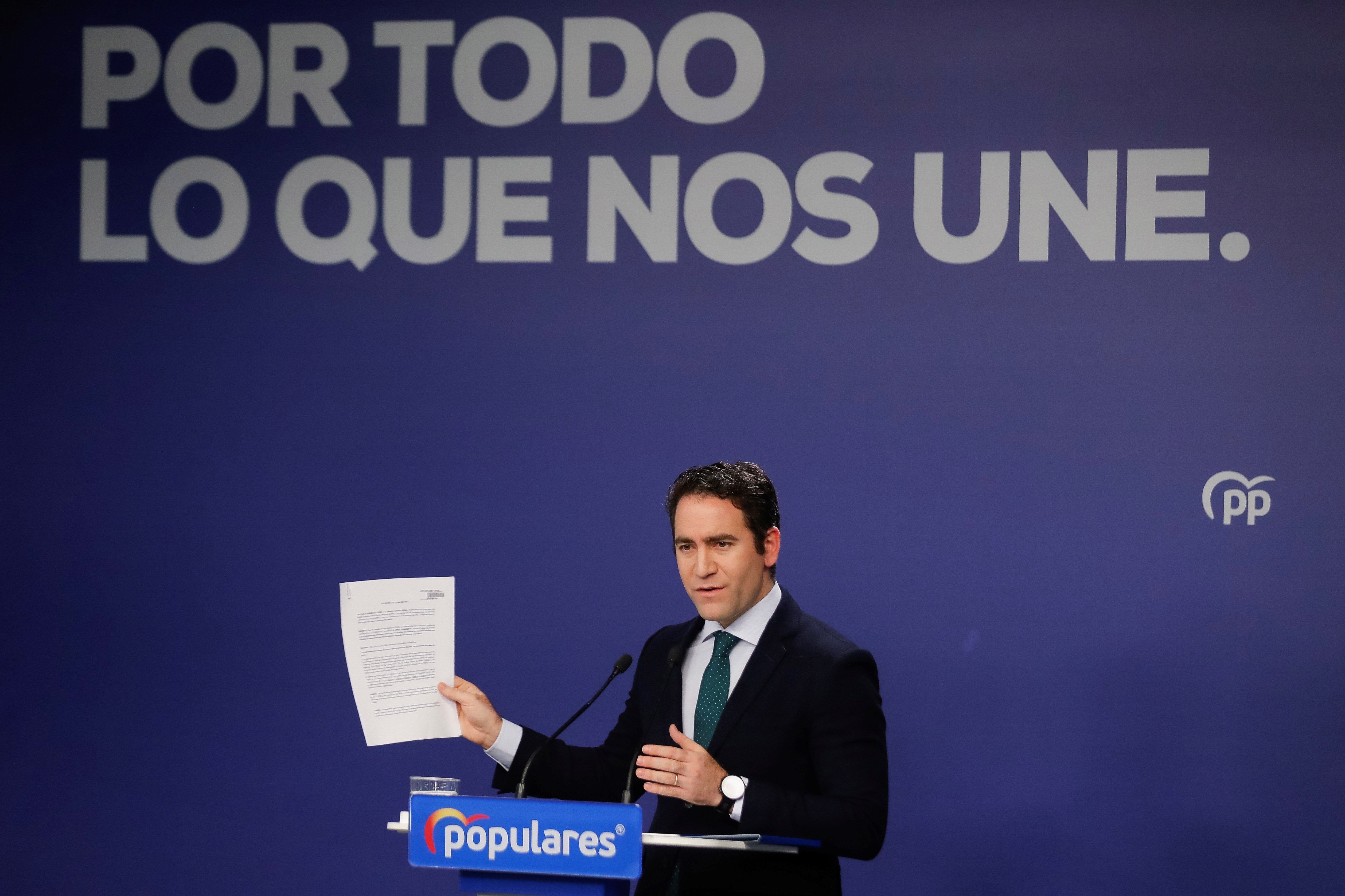 El PP pide que se le retire el acta de eurodiputado a Junqueras