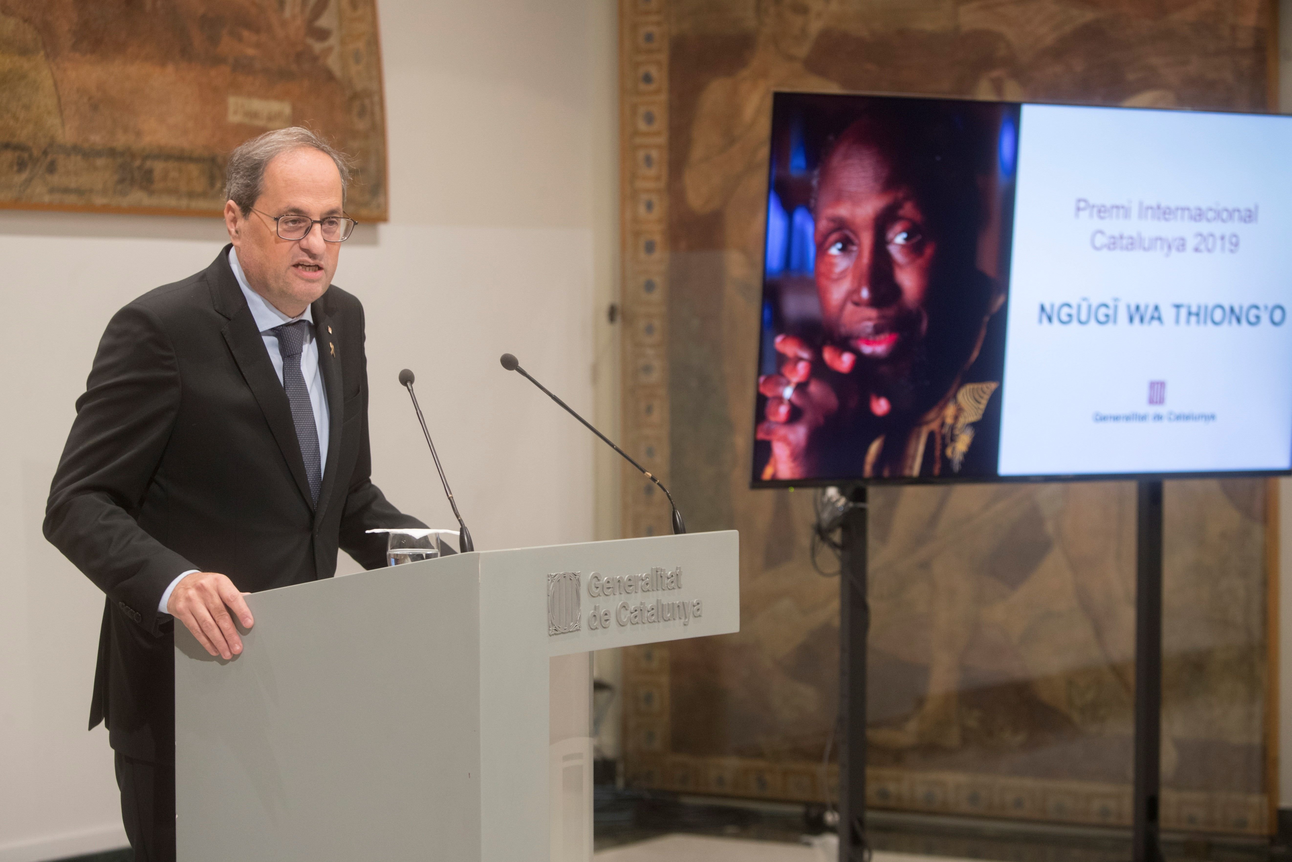 Torra exigeix a Sánchez que demani "perdó" per les "difamacions" sobre els CDR