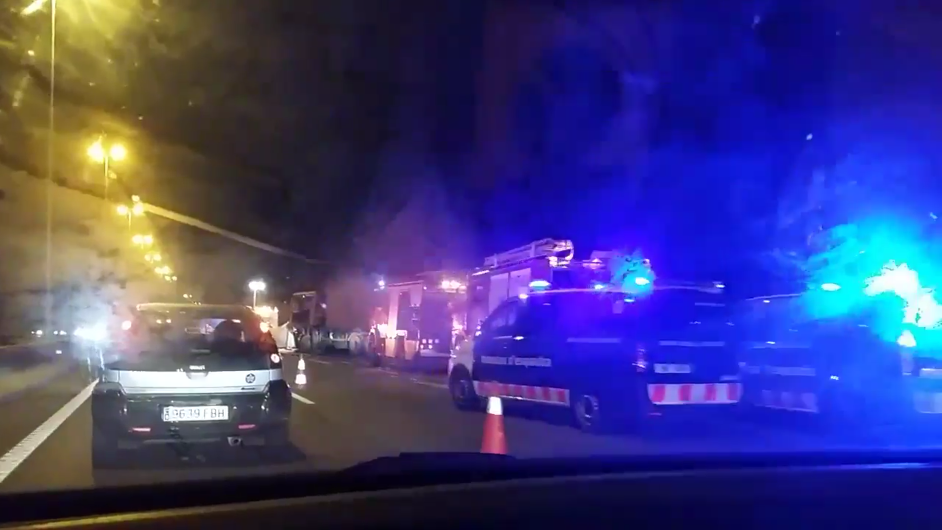 Un muerto y cinco heridos en una colisión entre ocho vehículos en Molins de Rei