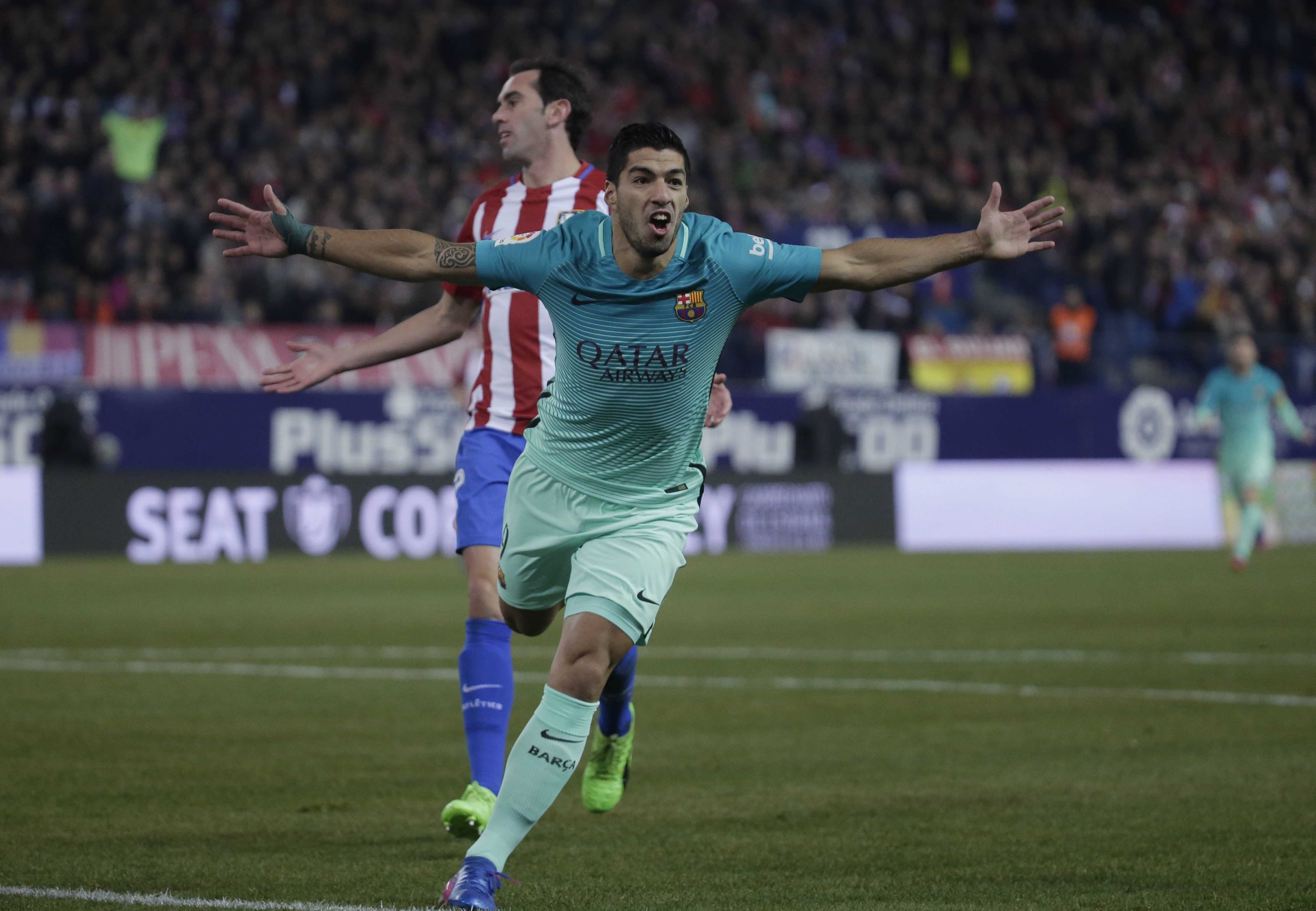 El Barça baila una parte en el Calderón (1-2)