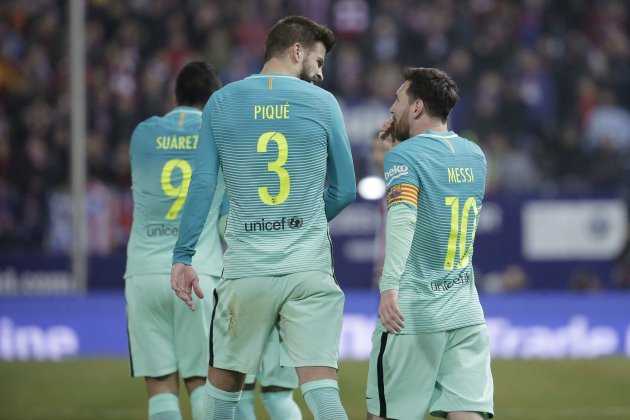 messi pique suarez barça atletic de madrid EFE