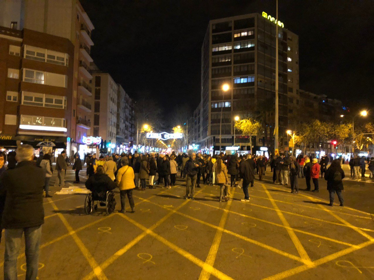 Cortan la avenida Meridiana por 76ª noche consecutiva