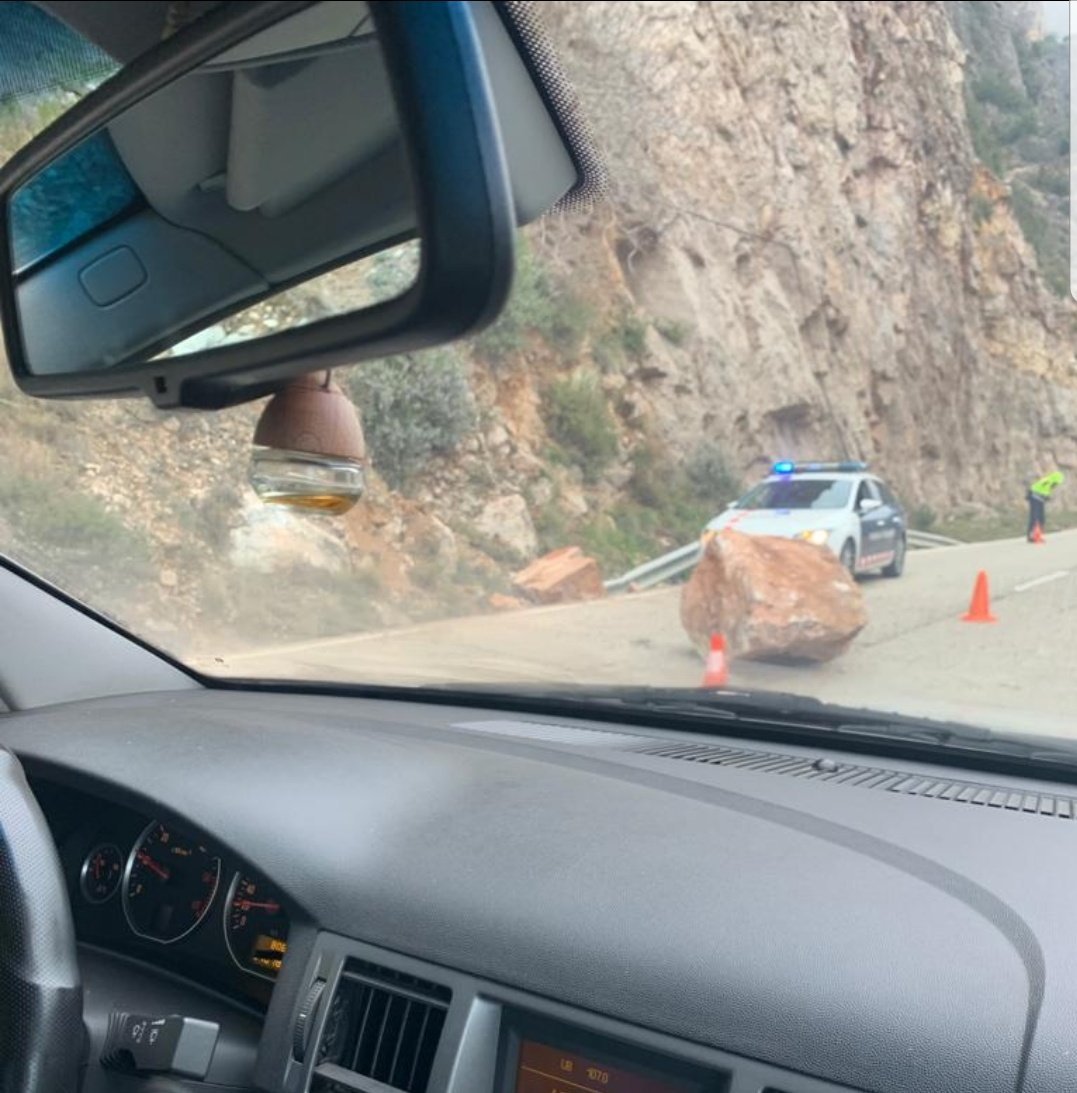 Segona esllavissada a la C-13 en tres dies, ara a Camarasa