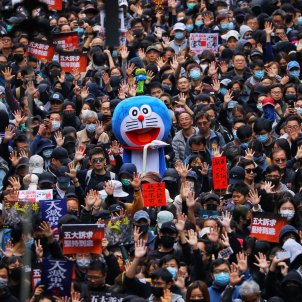 Protestes Hong Kong Any Nou Doraemon Efe Protestes Hong Kong Any Nou Doraemon Efe
