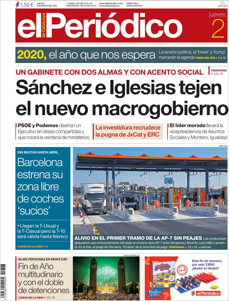 El Periodico 2 enero