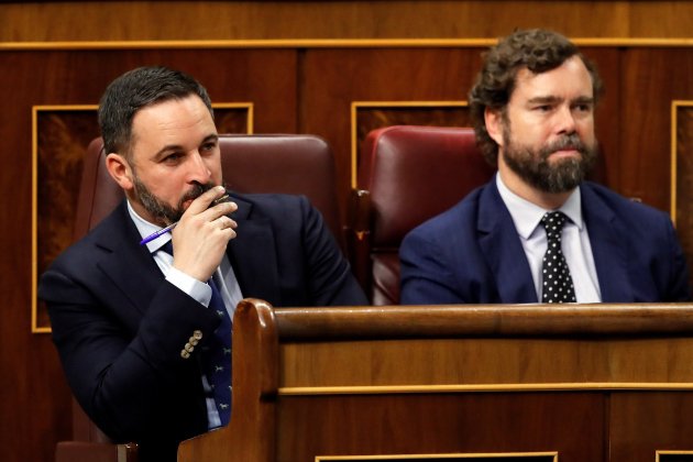 Abascal Espinosa debat investidura EFE Abascal Espinosa debat investidura EFE