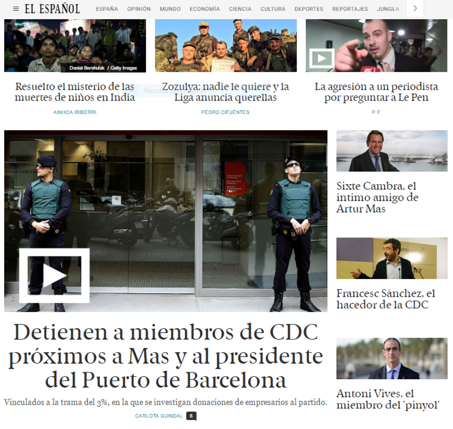 ¿Pero quién ha ordenado las detenciones?