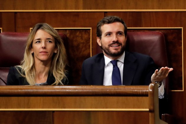 Cayetana Álvarez Toledo Pablo Casado debate investidura EFE