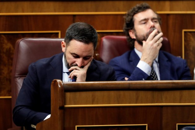 Santiago Abascal debat investidura EFE Santiago Abascal debat investidura EFE