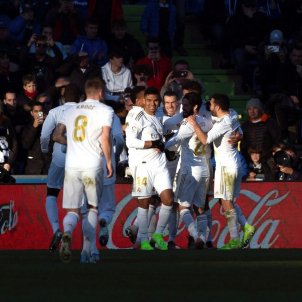 Reial Madrid celebracio gol Getafe EFE Reial Madrid celebracio gol Getafe EFE