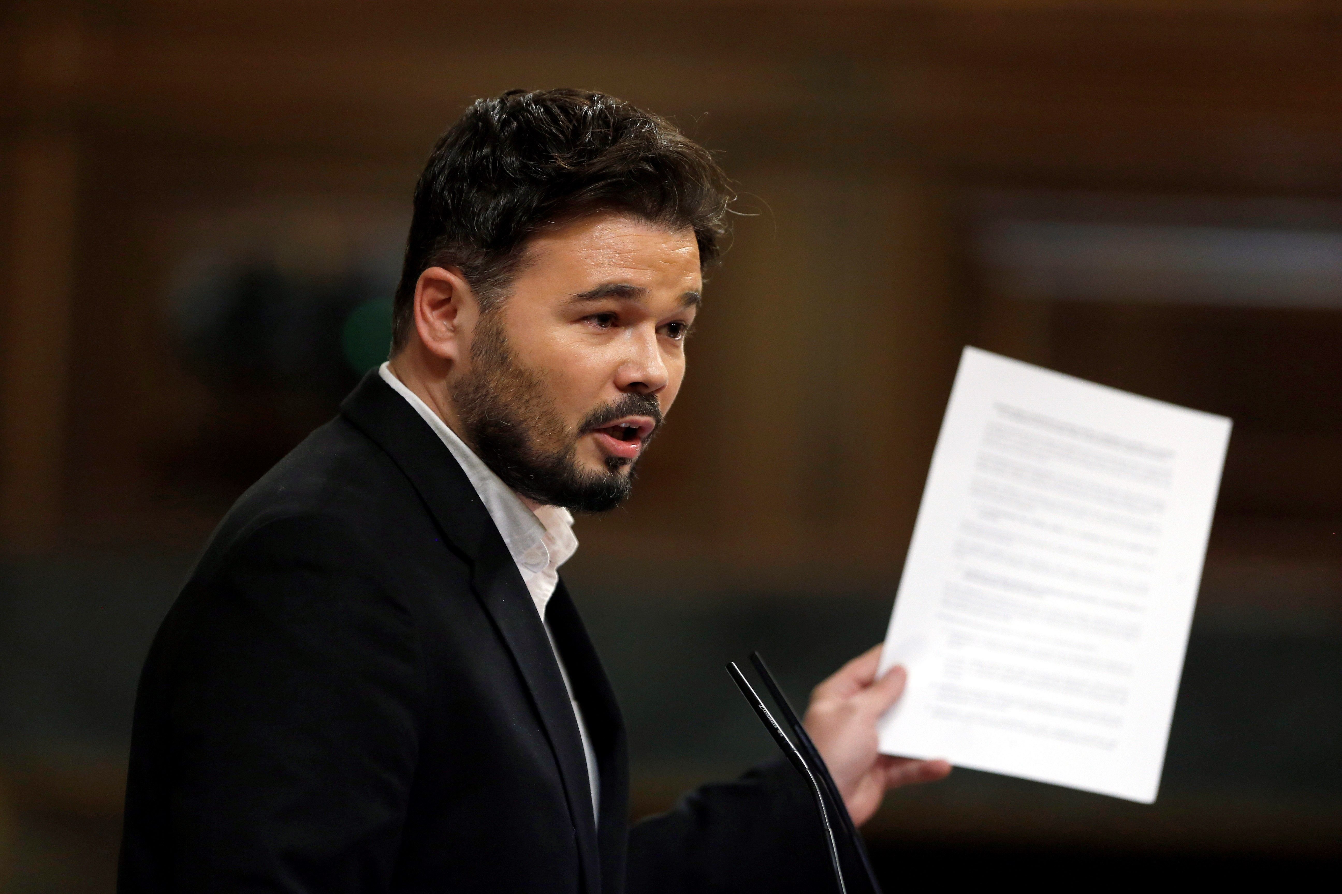 Rufián: "Les eleccions catalanes poden ser més tard del que sembla"