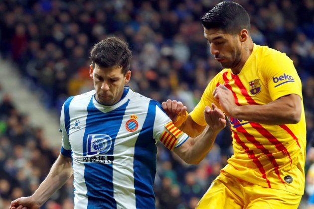 suarez javi lopez espanyol barça efe