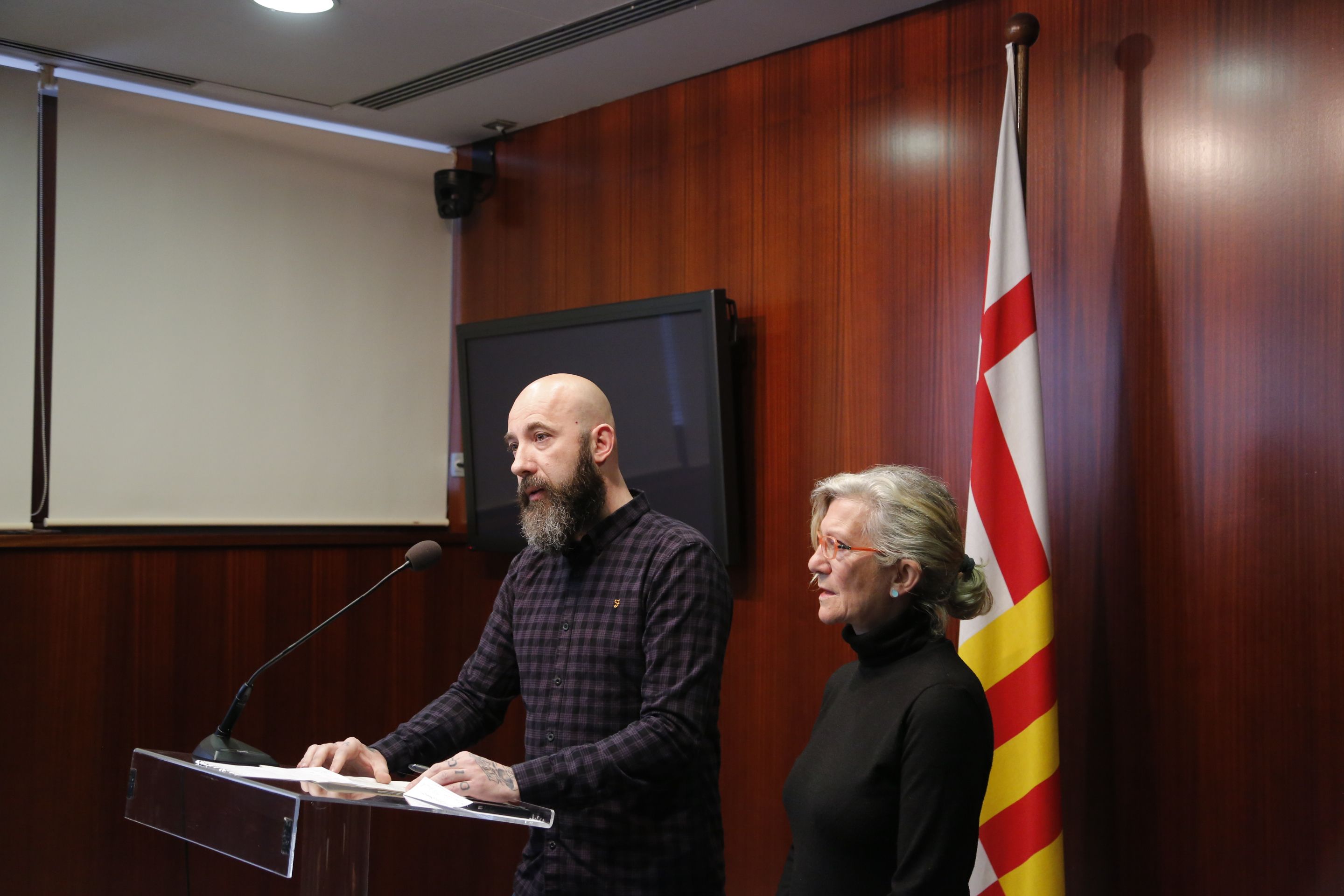 Garganté tilda el Ayuntamiento de Barcelona de "institución burguesa" en su último pleno
