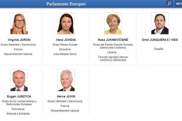 Oriol Junqueras captura Parlament Europeu