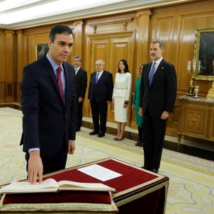 Pedro Sánchez promet càrrec EFE Pedro Sánchez promet càrrec EFE