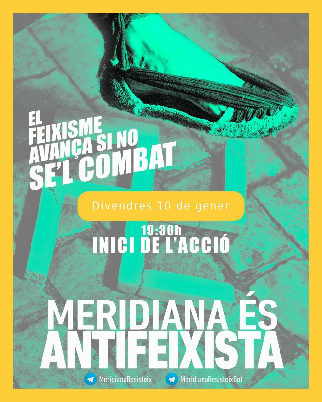 Meridiana Resisteix avisa de un ataque fascista convocado para el viernes