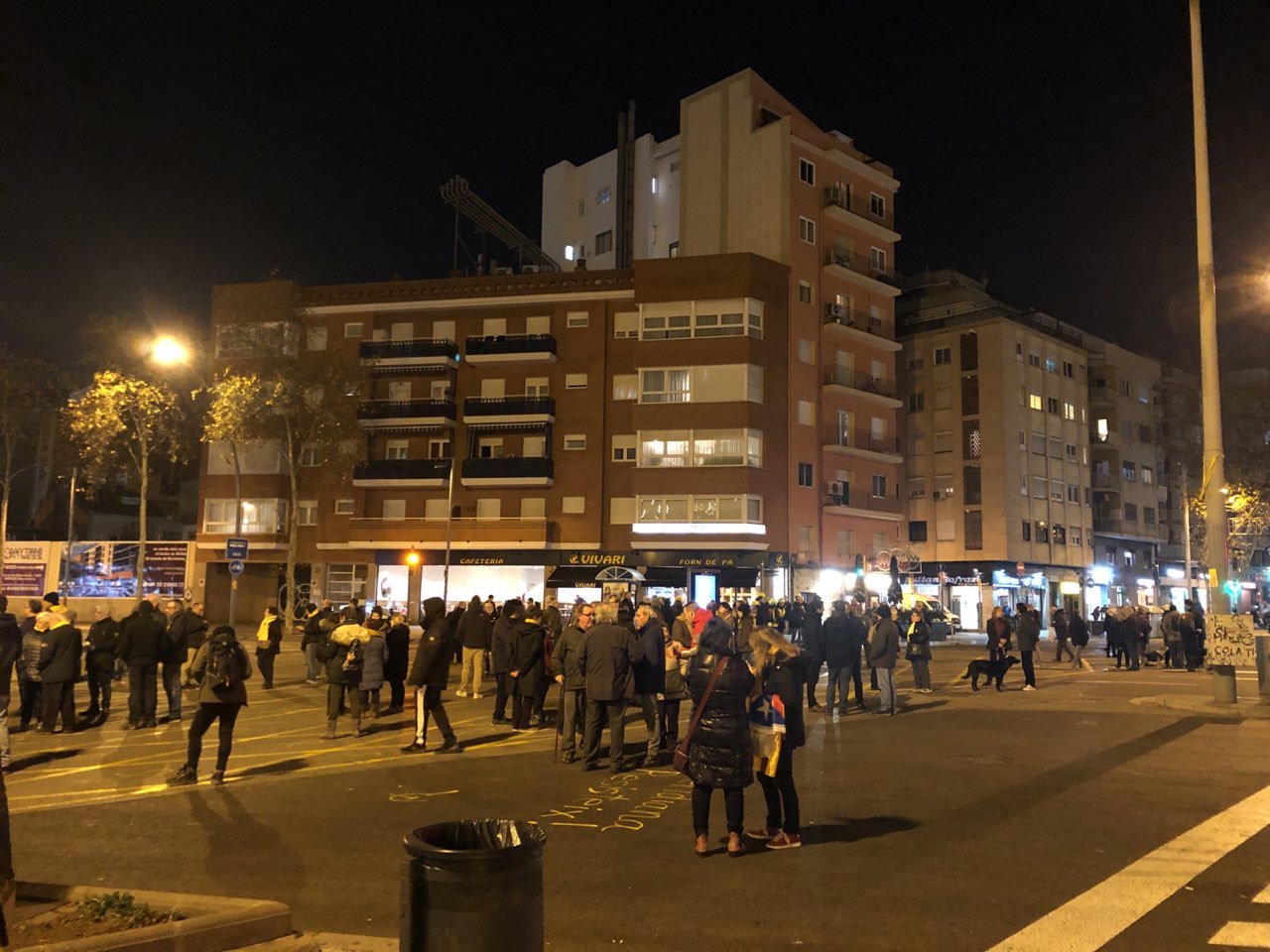 Tallen l'avinguda Meridiana per 87a nit consecutiva