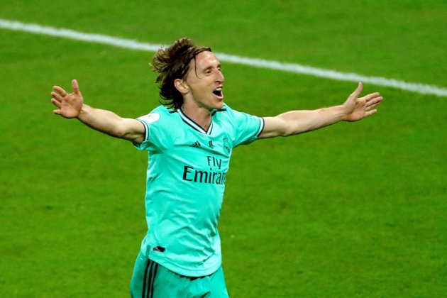 Modric gol Real Madrid Valencia Supercopa España EFE