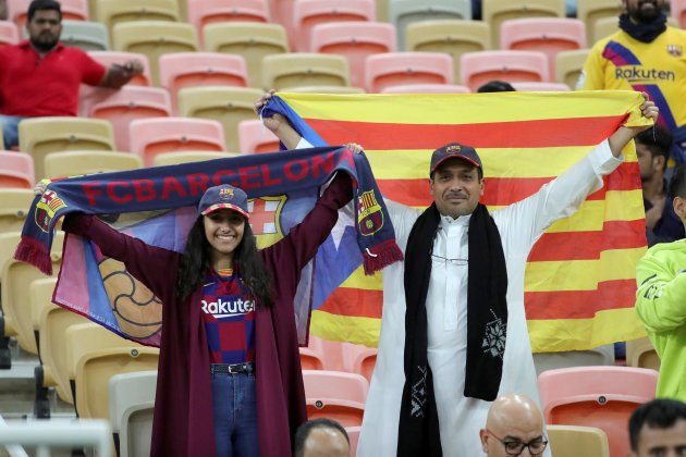 Jiddah Aràbia Saudita Barça Atlètic Madrid estelada EFE