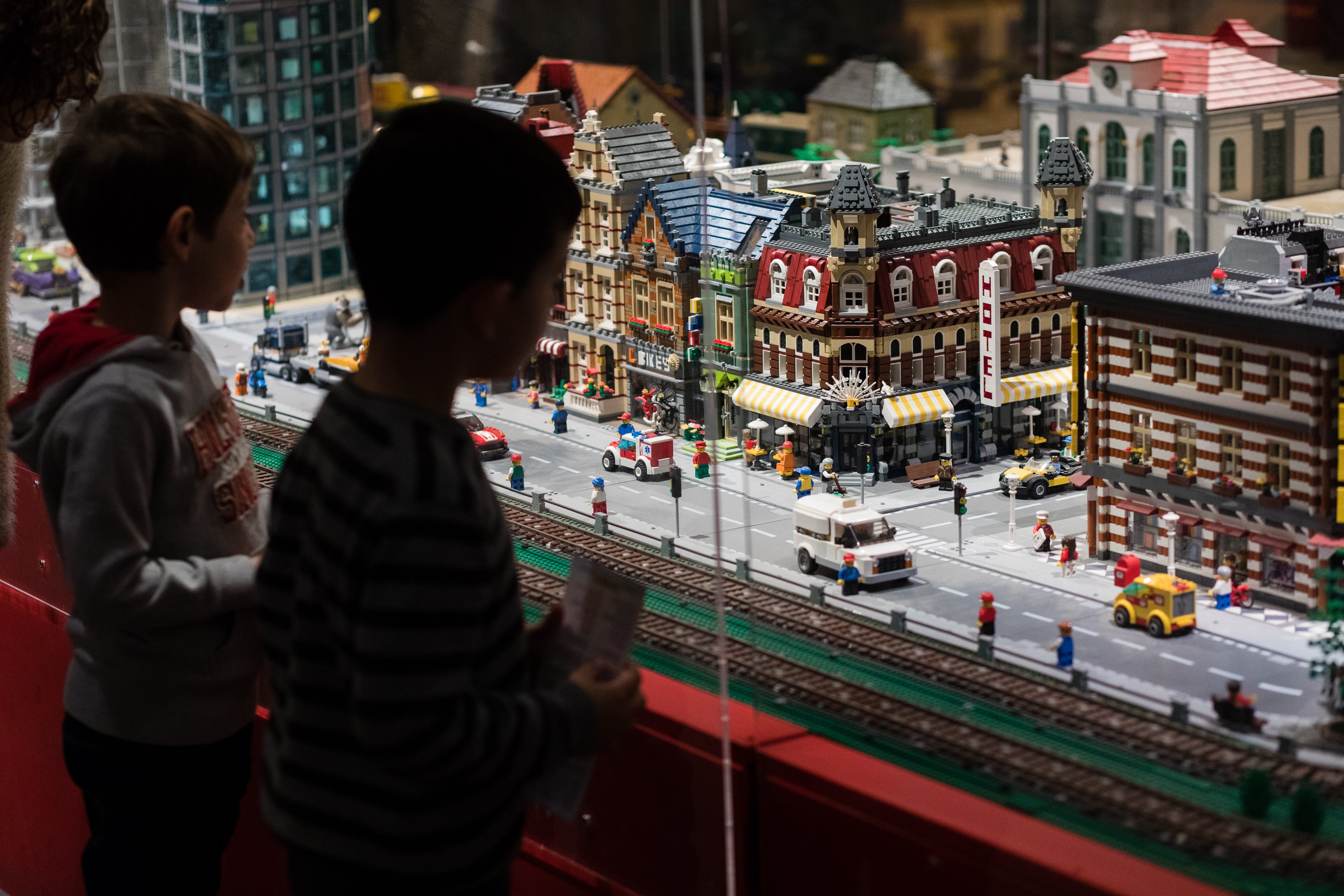 'I Love Lego': dioramas de juguetes en pleno centro de la ciudad