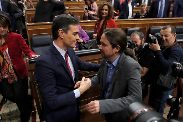 Pedro Sánchez Pablo Iglesias EFE