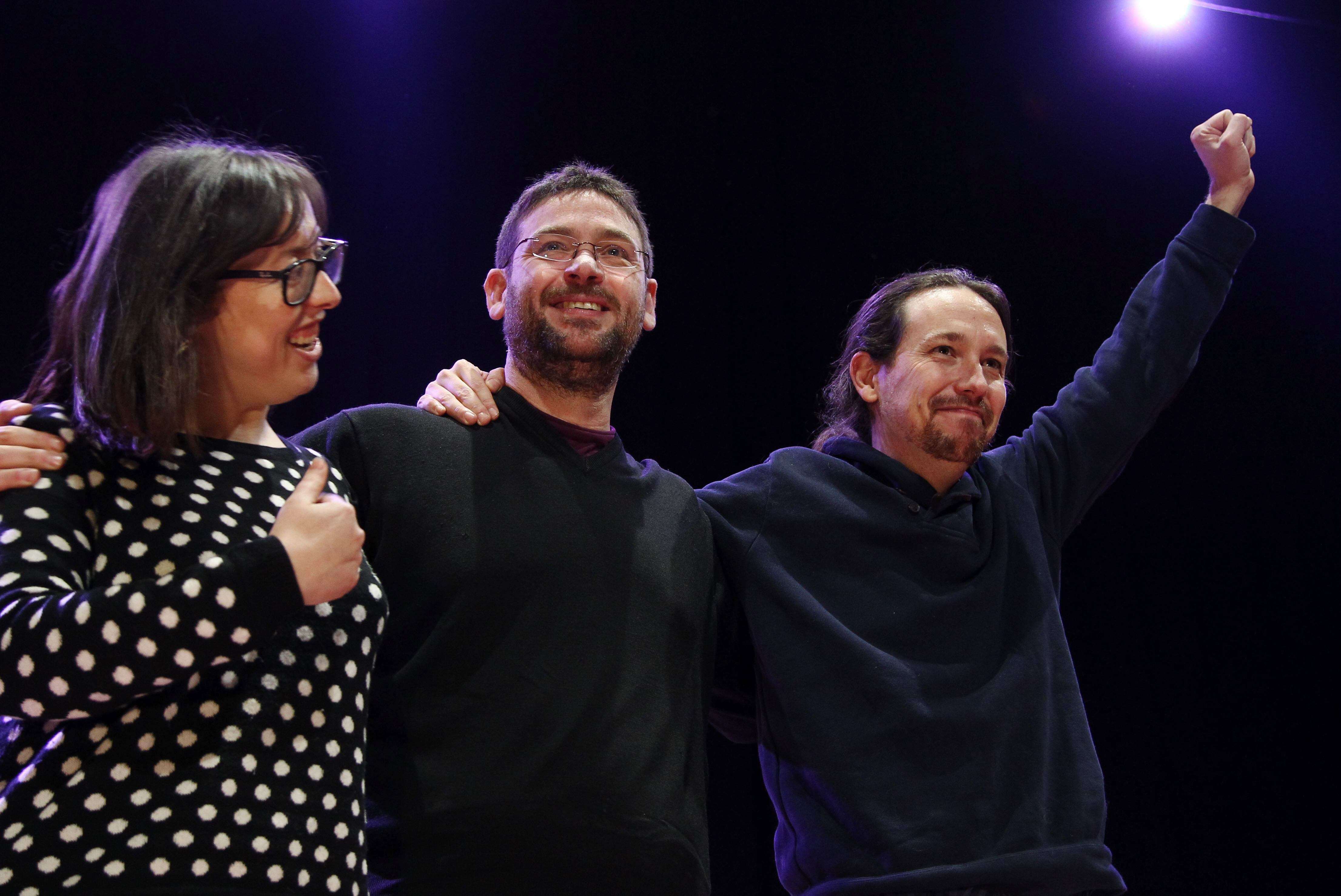 Les tensions internes de Podem rebenten l’acte d’Iglesias, amb crits a Fachin