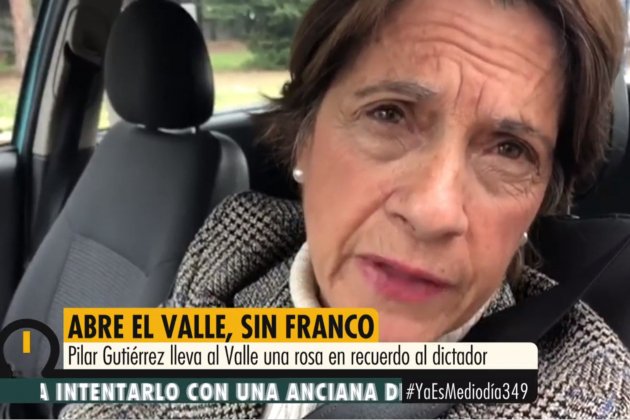 Pilar Gutiérrez franquista Telecinco