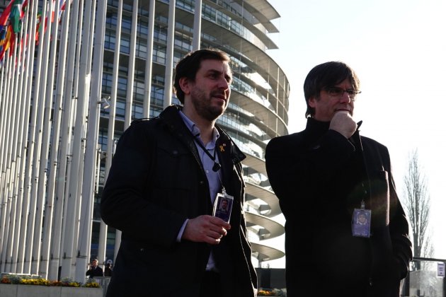 Carles Puigdemont Toni Comin Parlament Europeu Estrasburg - Robert Lázaro