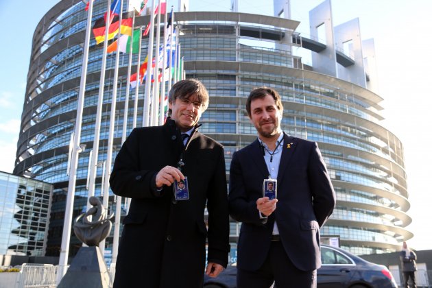 Puigdemont Comin Estrasburg Parlamento Europeo ACN