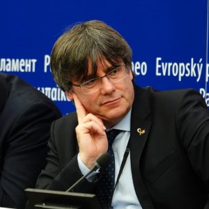 Carles Puigdemont Toni Comin Parlament Europeu - Roberto Lázaro Carles Puigdemont Toni Comin Parlament Europeu - Roberto Lázaro