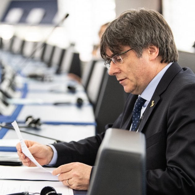 Carles Puigdemont eurodiputat parlament Europeu 13 gener EFE