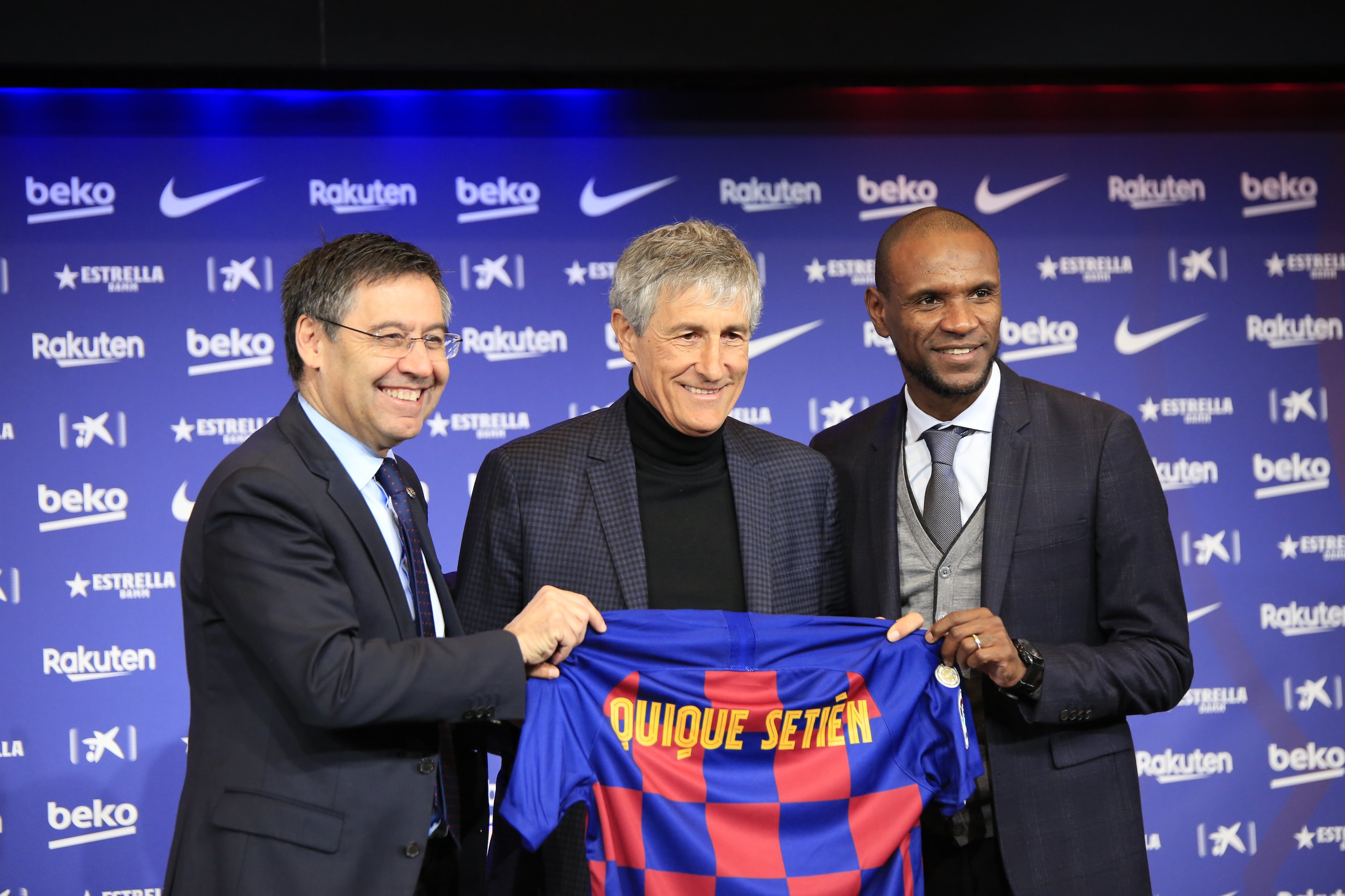 Quique Setién, Barça's new coach