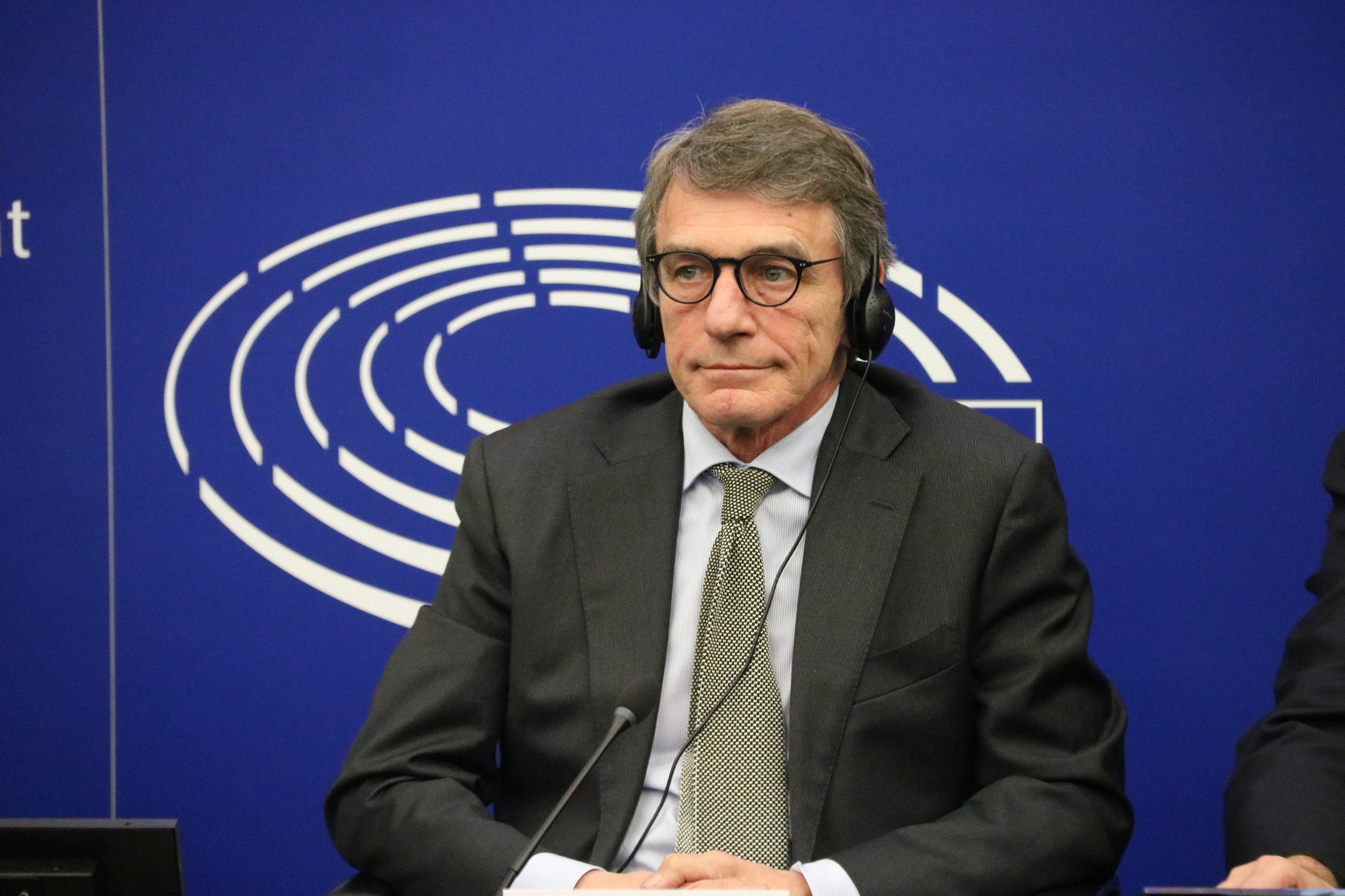 Sassoli defiende que ha respetado la jurisprudencia europea en el caso Junqueras