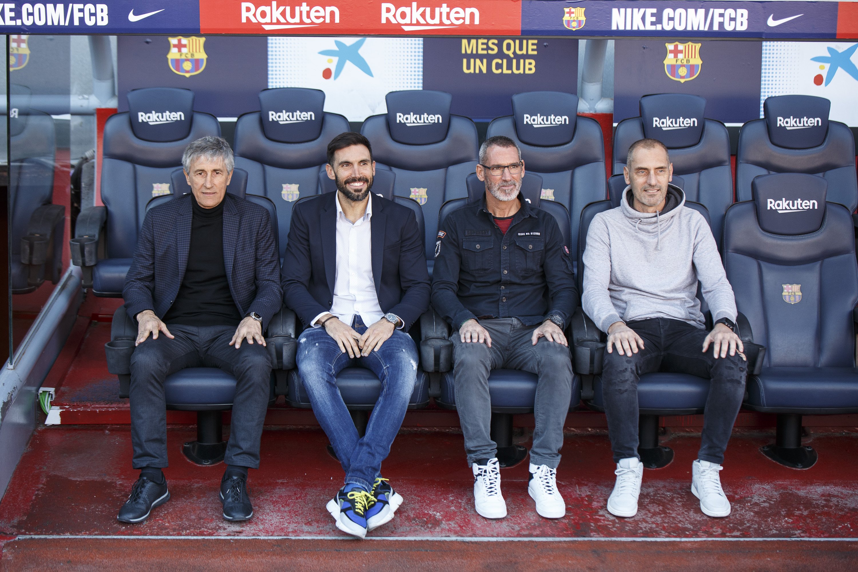 El segundo entrenador del Barça piensa en el catalán mientras esté confinado