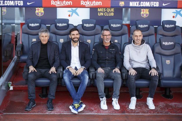 Quique Setién Entrenador Barça fcb - Sergi Alcazar